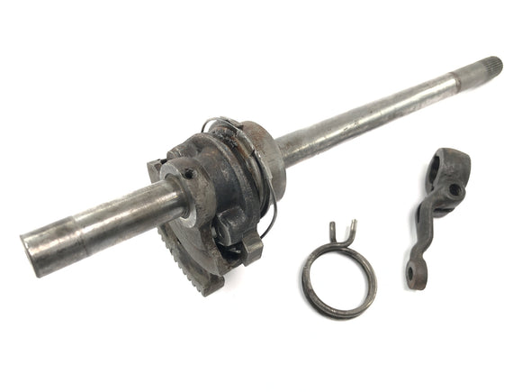 DKW NZ 250 [1938] - arbre de commande avec cliquet et ressort