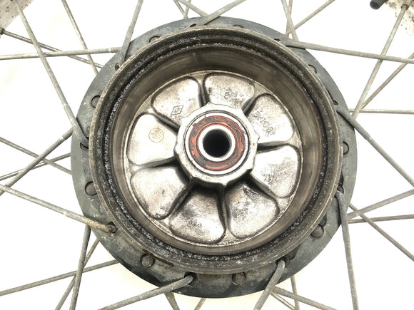 Yamaha XT 350 3YT / 55V [1990] - обод задних колес с цепным колесом сзади