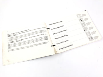 BMW K 1100 RS [1991] - operating instructions for operating instructions - 0