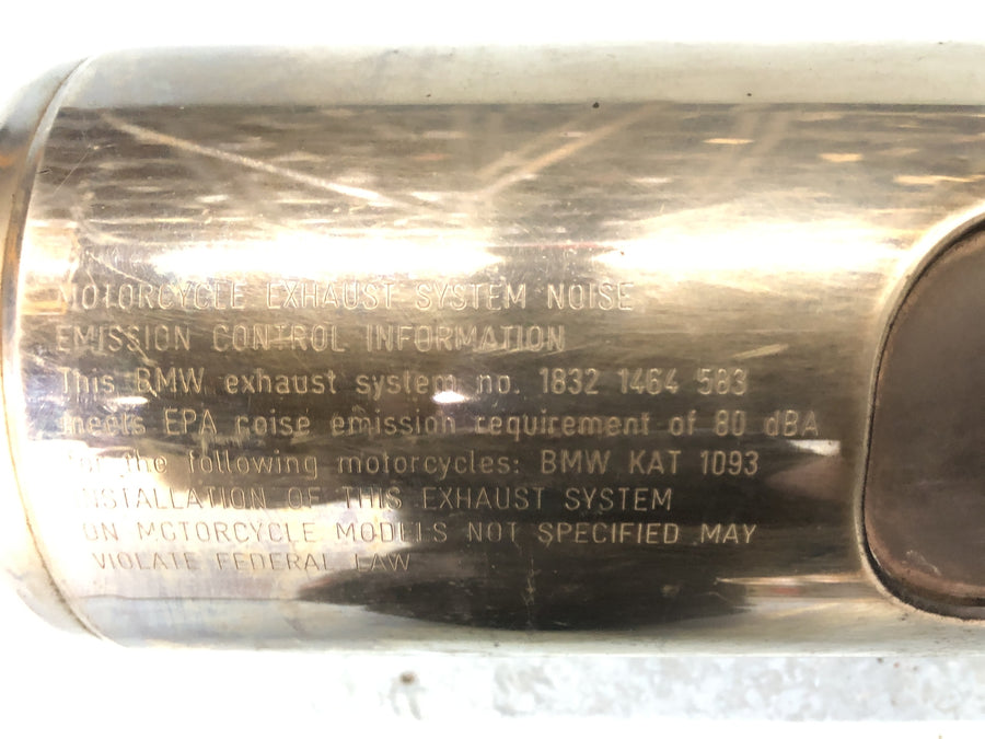 宝马K 1100 RS [1991]  - 排气系统原始