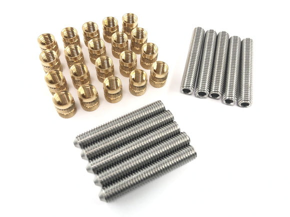 Ducati Monster S4R M4 [2004] - Madenschrauben Gewindestifte Spitze Edelstahl M8 50mm mit Schraubhülsen