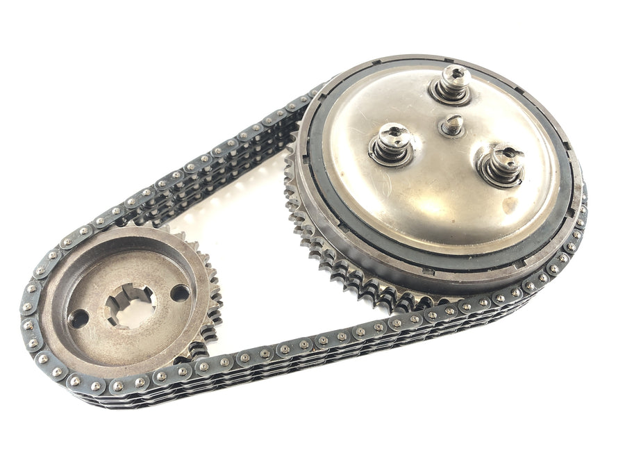 Triumph Bonneville T140V [1976] - Koppling primär enhet med kedjan