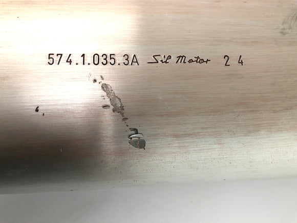 Ducati Monster M600 [1995] - Auspuff Endschalldämpfer Schalldämpfer links mit Gebrauchsspuren