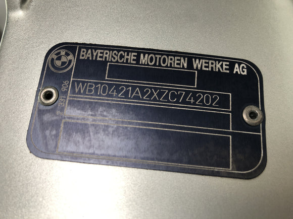 BMW R 850 C 259C [1999] - Kehyspää ajoneuvojen asiakirjojen kanssa