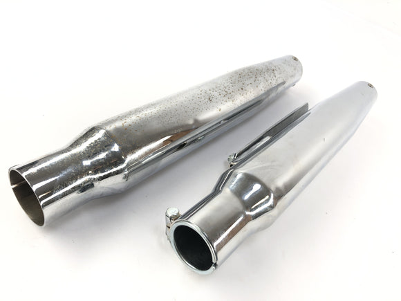 Yamaha XV 750 5G5 [1982] - Auspuff Schalldämpfer Paar