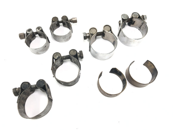 Moto Guzzi V7 Special [1971] - Schlauchschellen Konvolut Rohrschellen Auspuff