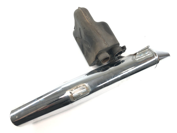 Suzuki Intruder VL 1500 AL [2000] - Auspuff Schalldämpfer Endschalldämpfer Chrom Zylinder vorne