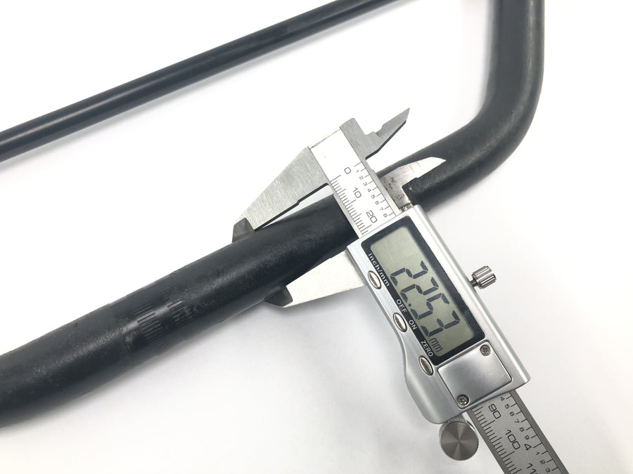 Yamaha DT 175 2K4 [1982] - Lenker Stahllenker Crosslenker mit Querstrebe schwarz
