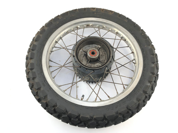 Yamaha XT 550 5y3 [1982] - обод задних колес с цепным колесом сзади