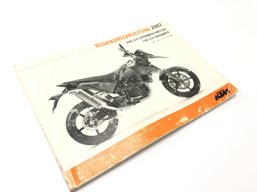 KTM 690 SM Prestige [2007] - operating instructions