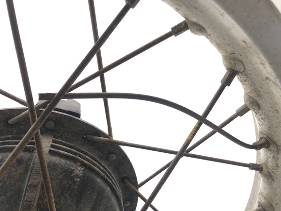 Yamaha XT 500 1U6 [1981] - Bakhjulkanten med bromstrumma