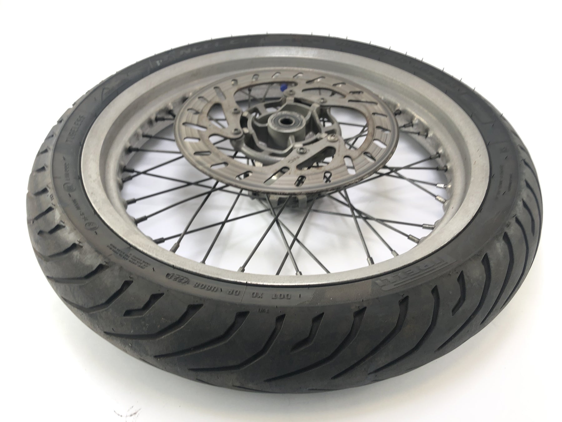 Yamaha XT 125 X [2004] - Front wheel with brake disc wheel rim front