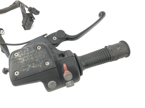 BMW R 1150 GS R21 [2002] - spínač plynu na řídítkách pravé brzdové pumpy s vyhřívanými rukojeťmi