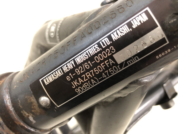 Kawasaki ZR7 ZR750F [1999] - Ramme med papirer