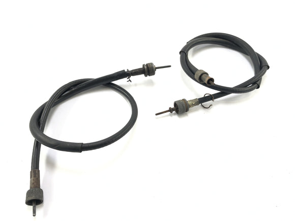 Yamaha XT 500 1U6 [1981] - sada hřídele rychloměru a tachometr