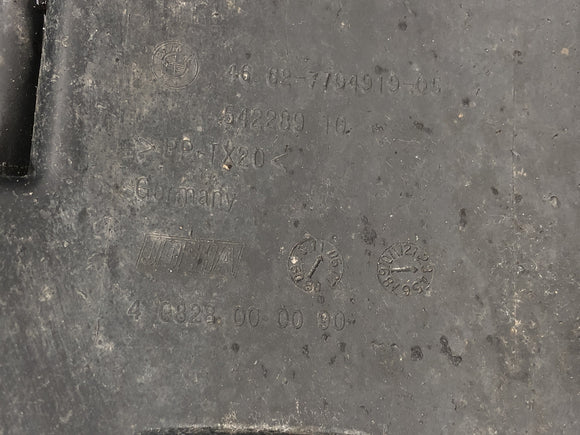 BMW R 1200 GS Adventure R12 [2012] - Ochrana protiplachovací ochrany vnitřního blatníku zakrývající čištění vzadu