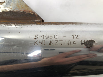 Kawasaki Z 1100 KZT10A [1984] - Uitlaatvaartuitslag Rash Chrome aan de rechterkant - 0