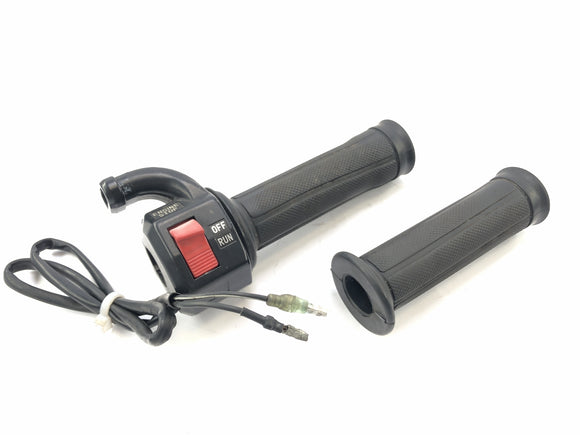 Yamaha XT 350 3YT / 55V [1990] - Styret på riktig gasshåndtak på riktig gasshåndtak