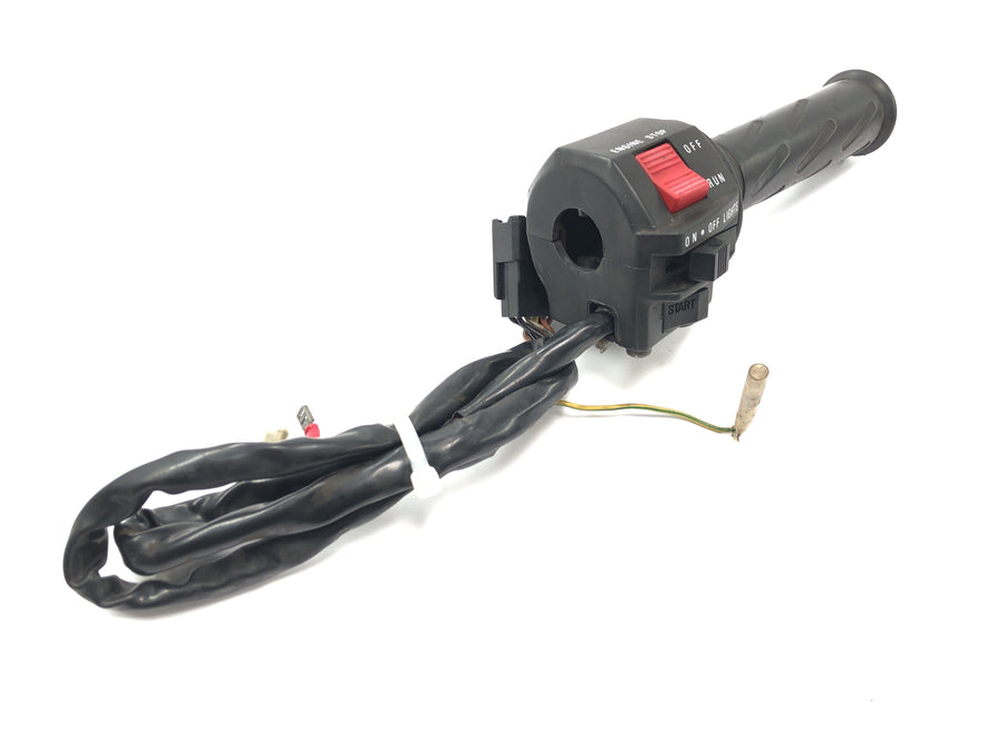 Suzuki GSX-R 1100 W GU75 C [1994] - Interruptor do guidão, manopla do acelerador, unidade do interruptor direito