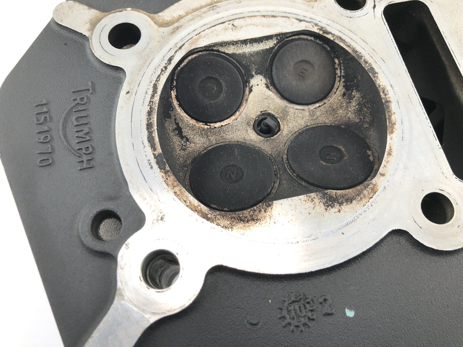 Triumph Bonneville T100 986MF [2012] - Zylinderkopf Ventilkopf Ventilsteuerung