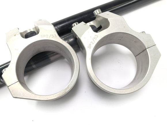 Aprilia SL 1000 Falco PA [2000] - Manillar Fum en el clip izquierdo y derecho - Polos de aluminio de aluminio