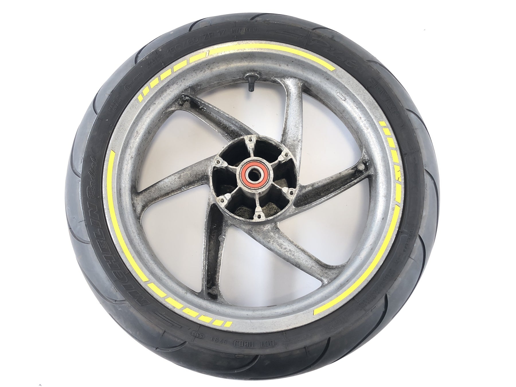 Hinters rim Rad 4.00 x 17 