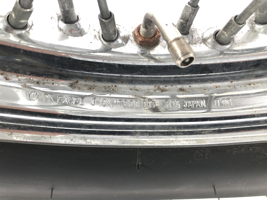 Kawasaki VN 1500 Classic VNT50D [2001] - žbice na prednjem kotaču, guma za kotač 3,00 x 16"