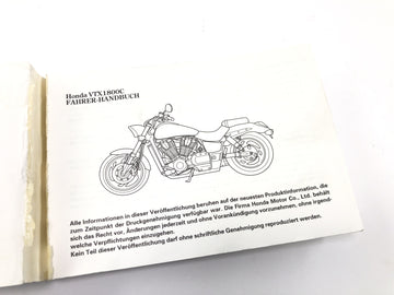 Honda VTX 1800 SC46 [2004] - Fahrerhandbuch Betriebsanleitung Owner’s Manual nur deutsch - 0