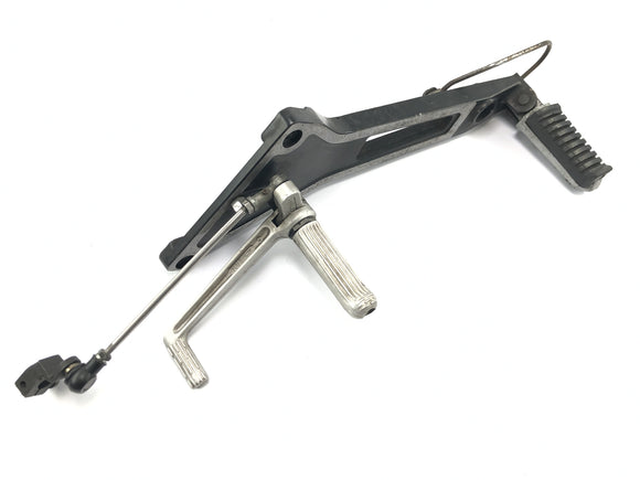 Kawasaki GPZ 1000 RX ZXT00A [1986] - Fussrastenanlage links mit Fußrasten und Schaltpedal