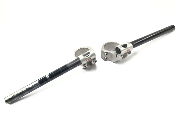 Aprilia SL 1000 Falco PA [2000] - Manillar Fum en el clip izquierdo y derecho - Polos de aluminio de aluminio