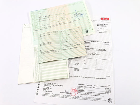 BMW F 650 GS R13 [2002] - quadro com papéis