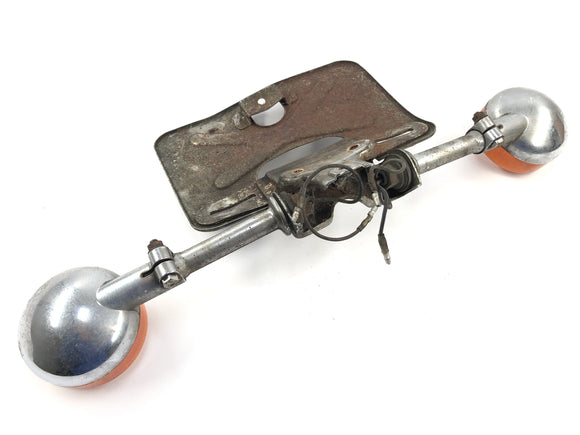 ヤマハXV 750 5G5 [1982]  - ブラケットとナンバープレートホルダーで信号をターン