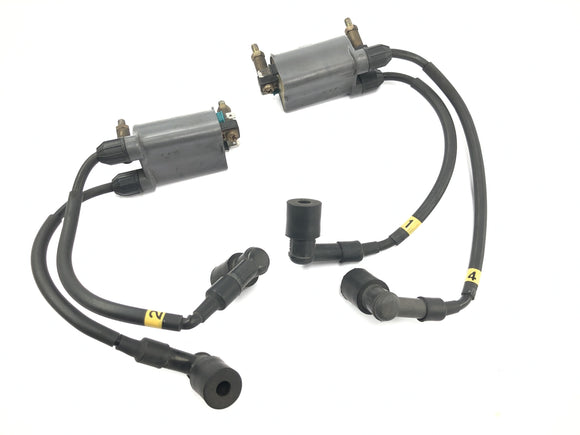 Kawasaki Zephyr 750 ZR750C [1994] - Zündspule Zündung Zündspulen Set mit Zündkabeln