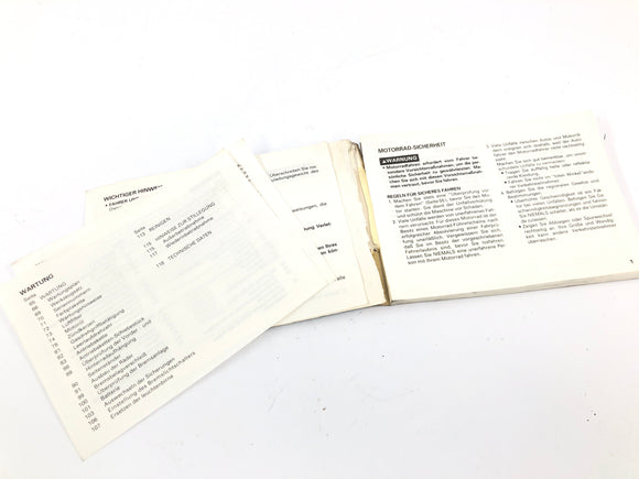 Honda VFR 800 FI RC46 [1999] - Betriebsanleitung Fahrerhandbuch Owners Manual