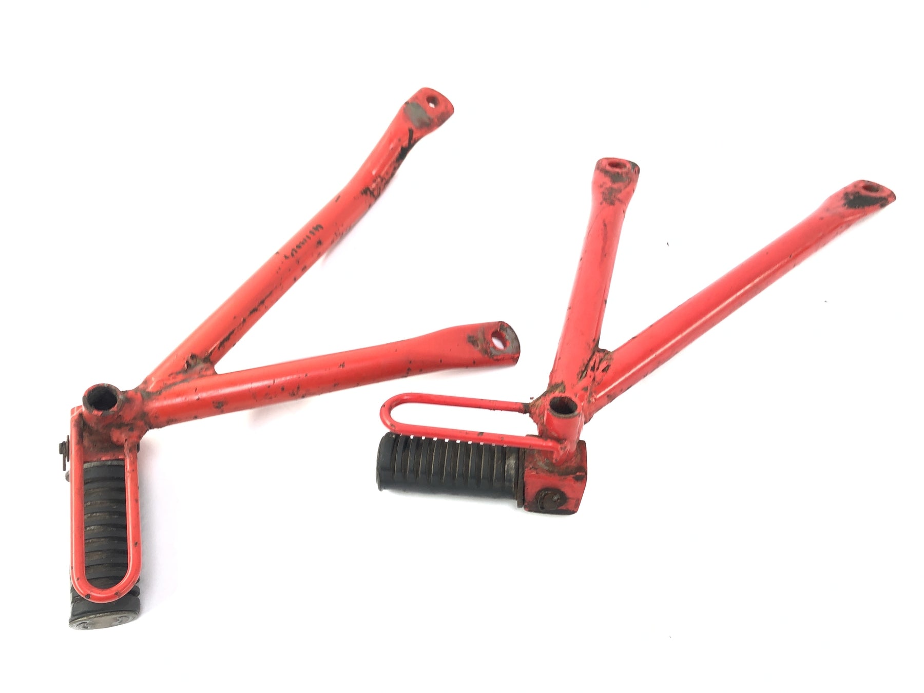 Honda XL 600 R PD03 [1985] - Passenger footrests left and right with holder