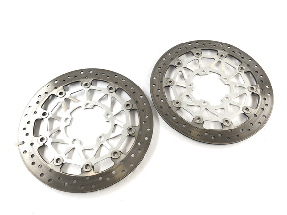 Triumph Street Triple R 675 D67LD [2010] - Disco di freni al freno a disco anteriore impostati 3.7x308mm