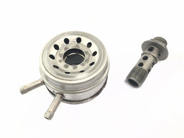 Honda ST 1100 SC26 Pan European [1990] - Oliekøler oliefilterhus oliefilteradapter