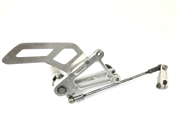 Aprilia SL 1000 Falco PA [2000] - ovladač systému Foowrest vlevo s přepínacími rámy