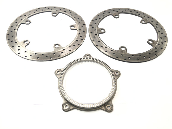 BMW R 1150 RT R22 [2001] - 前制动盘带 ABS 环穿孔 320 x 5.00mm