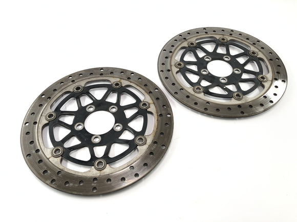 Kawasaki GPZ 1100 ZXT10E [1997] - Тормозные диски на передних тормозных дисках 2 штуки