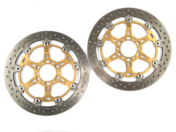 Aprilia RSV 1000 R [2004] - Bremsscheibe Bremsscheiben Satz vorne schwimmend gelocht 320 x 4.4 mm