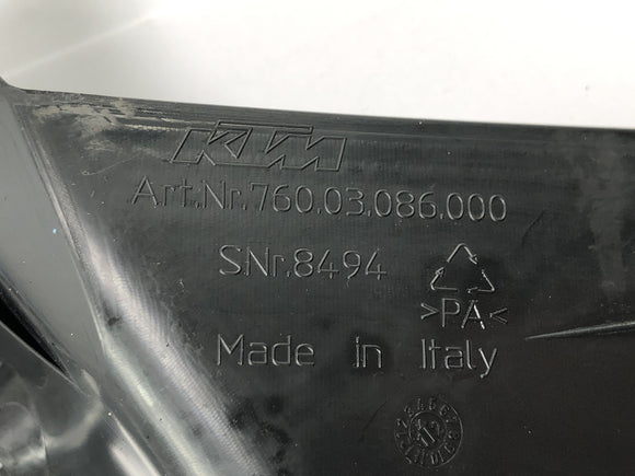 KTM Duke 690 A3 [2012] - Rahmenabdeckung Motorverkleidung Motorschutz Kunststoffabdeckung Paar