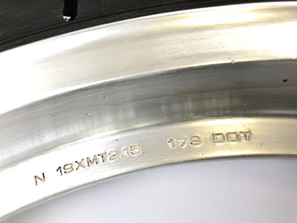 Honda CB 650 RC03 [1981] - Forhjulet med bremseskiver Hjulrand foran 2.15x19 "