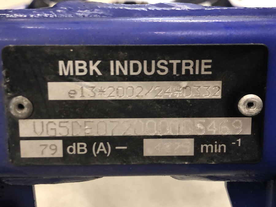 Yamaha WR 125 X DE07 [2010] - Ramme hovedramme med papirer