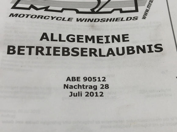 スズキ GSX-R 1100 W GU75 C [1994] - フロントガラスフェアリング MRA