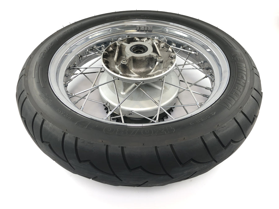 Triumph Bonneville T100 986MF [2012] - Hinterrad Felge Rad 3.50 x 17" Speichenrad