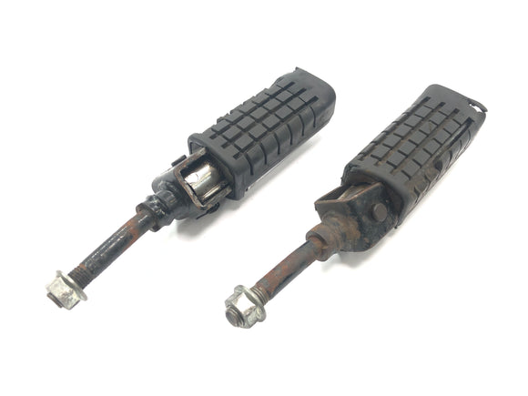 Honda XL 600 R PD03 [1986] - Repose-pieds passager, repose-pieds passager