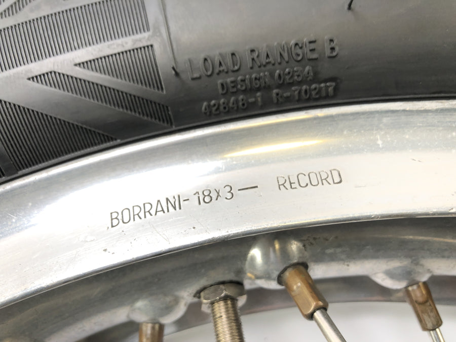 Moto Guzzi V7 Special [1971] - Hinterrad Rad Rim på baksiden Borrani