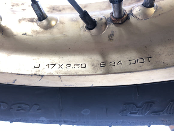 Honda NX 650 RD08 [1995] - Hinterrad RIM SPOKE DISK DISK