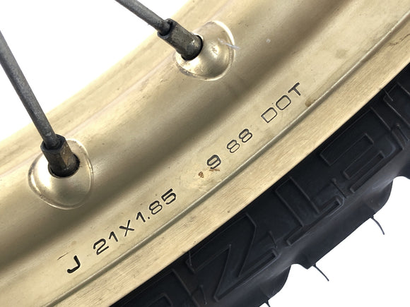 Honda NX 650 RD02 [1989] - обод переднего колеса спереди с тормозным диском